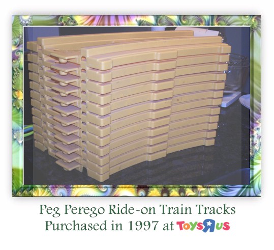 Peg Perego Ride-on Train with Tracks & a Trailer, Purchased in 1997 at Toys-R-Us, Mason Bringus